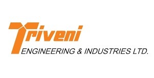 Logo of Triveni Engineering & Industries Ltd, showcasing the company's commitment to engineering excellence and innovation.
