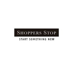 Logo of Shoppers Stop, featuring the text START SOMETHING NEW below the brand name in a sleek, modern design.